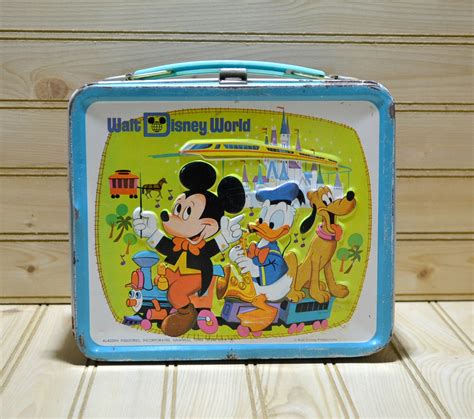 metal disney lunch box|disney lunch box vintage.